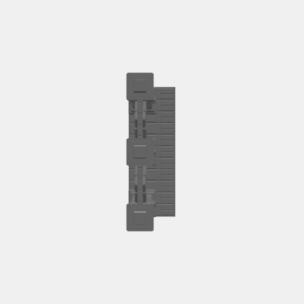 Understone - Arched Colum - Straight - 3 Col w Floor v1.1.stl