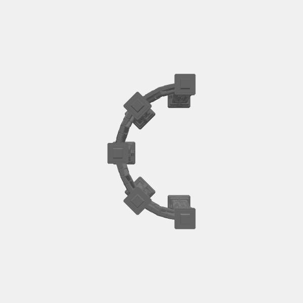 Understone - Arched Colum - Circle - 5 Col v1.0.stl