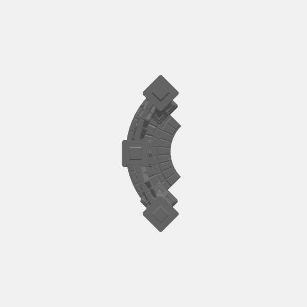Understone - Arched Colum - Circle - 3 Col w Floor v1.0.stl