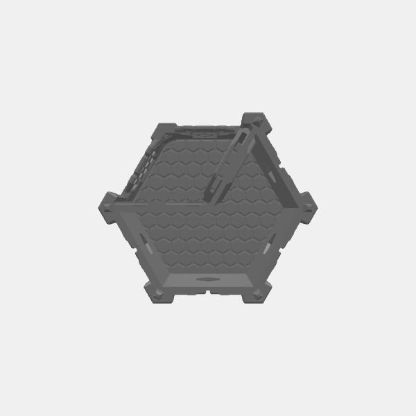 SB3D - Hex Sci Fi Stackable - Mid 1 with Balcony v1.0.stl