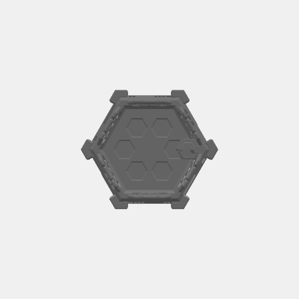 SB3D - Hex Sci Fi Stackable - Roof 4 railing v1.0.stl