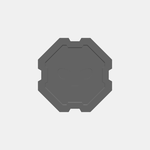 Xenos Rampant/Tokens - Xenos Rampant - Skull v1.0.stl