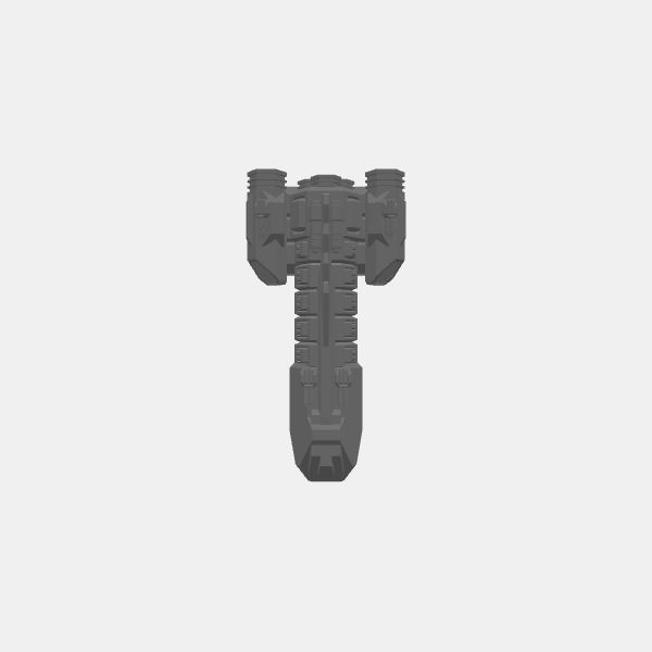 SB3D Warfleets - Human Defense Force - Medium - Princeps v1.0.stl