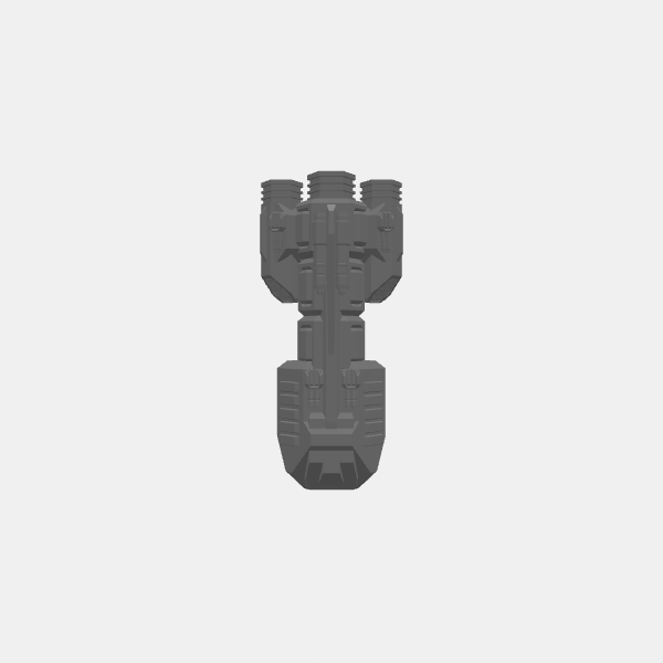 SB3D Warfleets - Human Defense Force - Heavy - Praetorian v1.0.stl