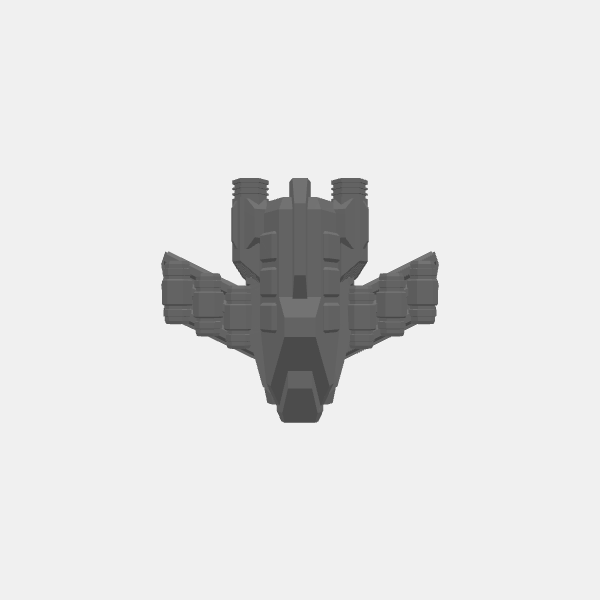 SB3D Warfleets - Human Defense Force - Bomber Ship -Single v1.0.stl