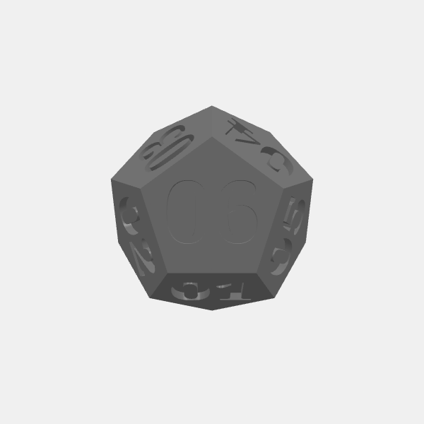 SB3D - Dice - d66 - D12 01-06 v1.0.stl