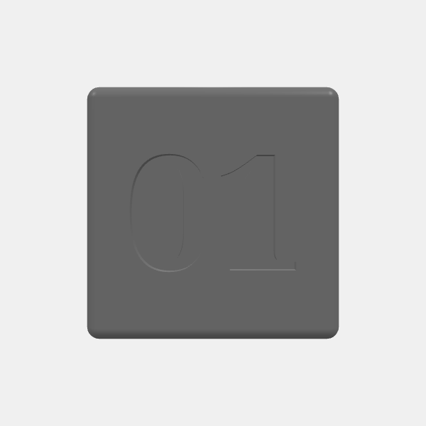SB3D - Dice - d66 - D6 01-06 v1.0.stl