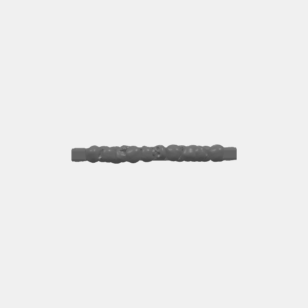 SB3D - Walls - Skulls - Wall - 100mm Wide - Doorway Open  v1.0.stl