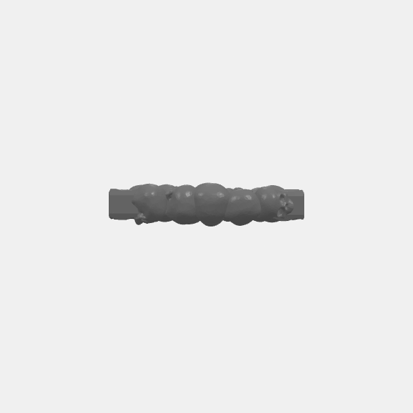 SB3D - Walls - Skulls - Wall - 50mm Wide v1.0.stl
