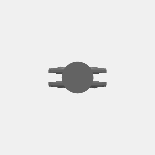 SB3D - Walls - Skulls - Junction - Straight v1.0.stl