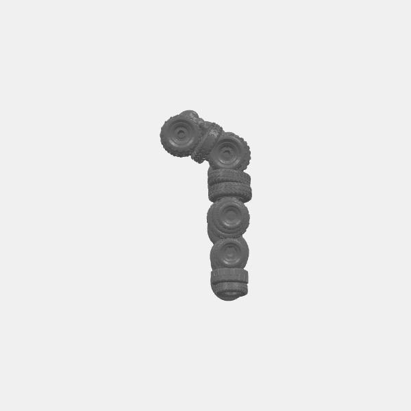 Gaslands Tire Walls - L shape 2 - Left v2.0.stl