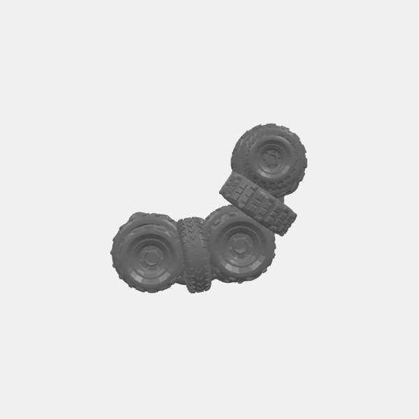 Gaslands Tire Walls - Angle Short 1 - v2.0.stl