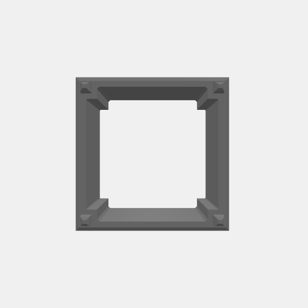 Battletech Building Terrain - Small Building 1 - Base 1 v1.0.stl