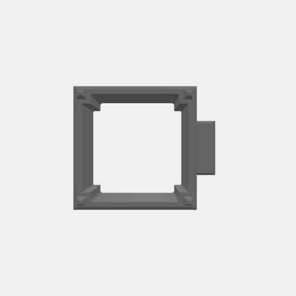 Battletech Building Terrain - Small Building 1 - Base 2 v1.0.stl