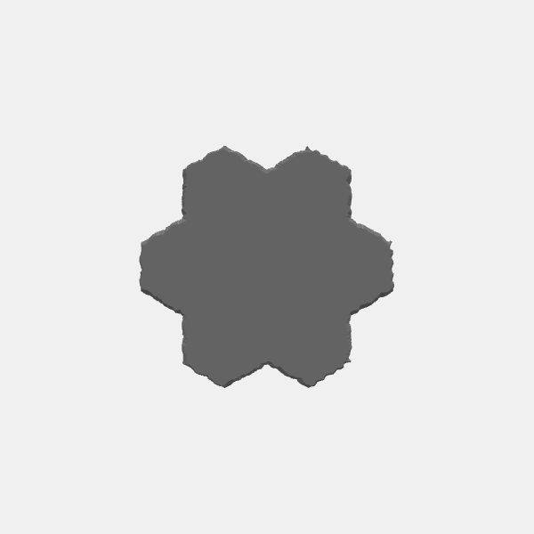 Battletech - Hex Terrain - Cluster 7 v1.0.stl