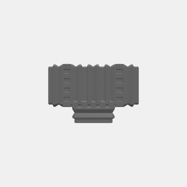 Sci Fi - Forward Output Bunkers - Command Center - Roof v1.0.stl