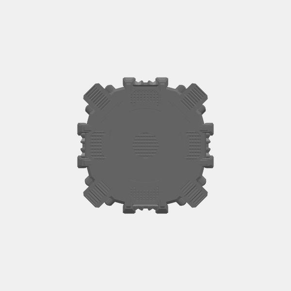 Sci Fi - Forward Output Bunkers - Landing Pad v1.0.stl