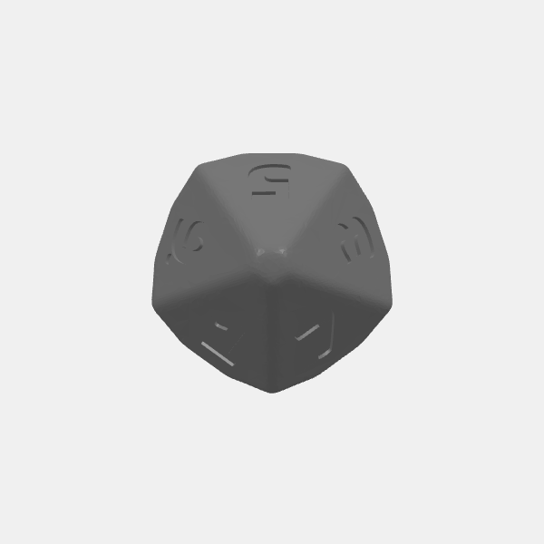 Dice Box - d10 - Top Half odd number v1.5.stl