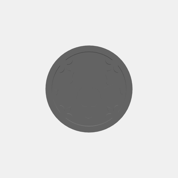 Carnevale Fancy Game Bits - Objective Marker Mask - 1.5in v1.0.stl