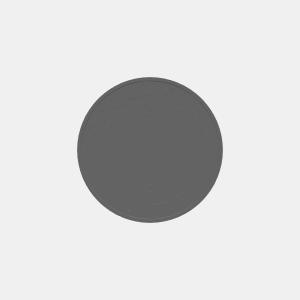 Carnevale Fancy Game Bits - Template - 3in Cirlce v1.0.stl
