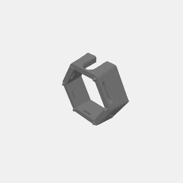 Trench Crusade - Pill Box Bunker - Hex 1 with Crosses - Body v1.0.stl