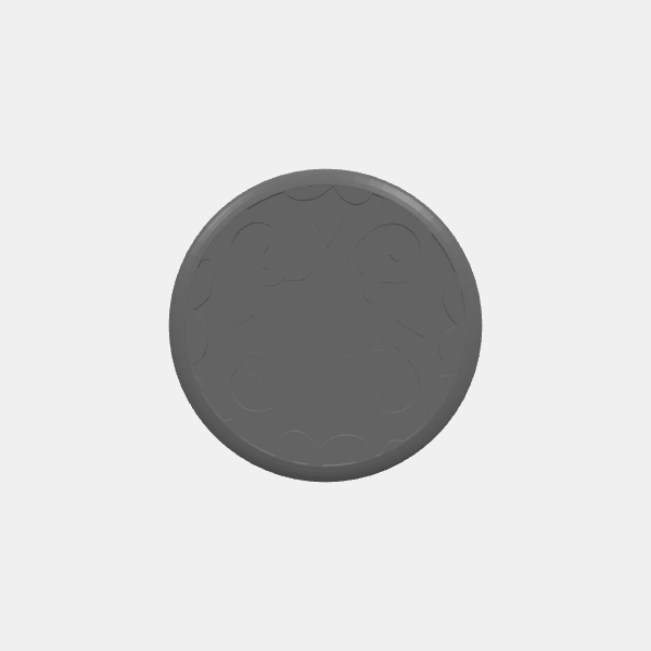 Mini Bases - Fancy Baroque Carnivale - Round - Rounded Edge - 40mm v1.0.stl