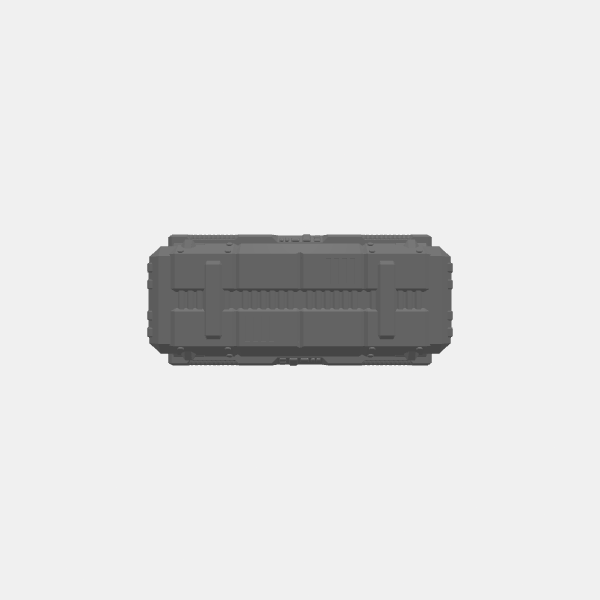 Sci Fi Cargo Container V2 - Solid - Blank v1.4.stl
