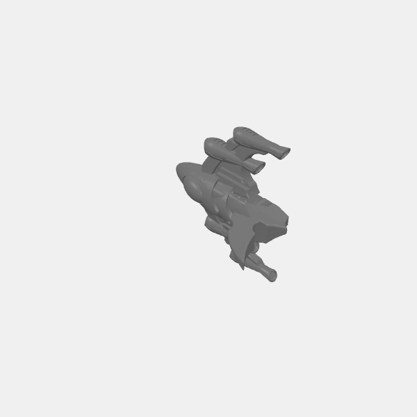 SB3D Warfleets - Ratmen Clans - Squadron Ship Common - Bomber v1.0.stl