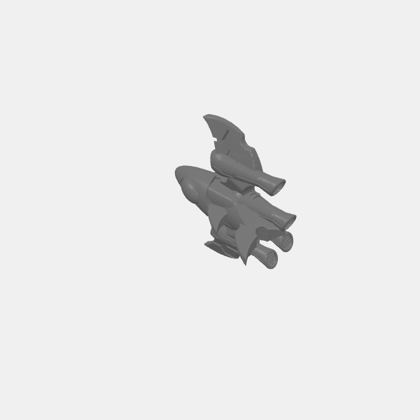 SB3D Warfleets - Ratmen Clans - Squadron Ship Faction - Hunter v1.0.stl