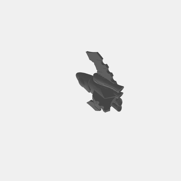 SB3D Warfleets - Ratmen Clans - Squadron Ship Faction - Wraith v1.0.stl
