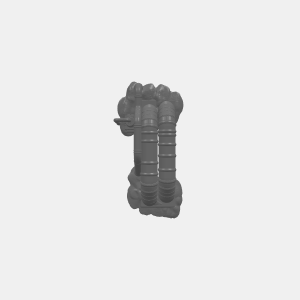 Sci Fi - Scrapyard World - Ground Pipes v1.0.stl