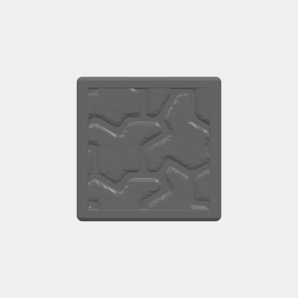 Mini Bases - Aperiodic Tiling - Square - Rounded Edge - 20mm v1.0.stl