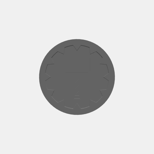 Game Tokens - Player Class - Round 2 - Hammer v1.0.stl