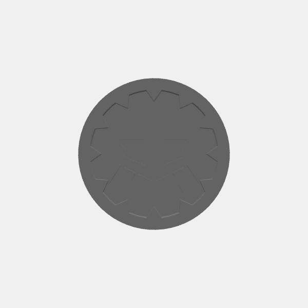 Game Tokens - Player Class - Round 2 - Helm 3 v1.0.stl