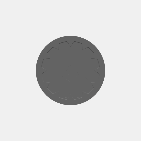 Game Tokens - Player Class - Round 2 - Druid Tree v1.0.stl