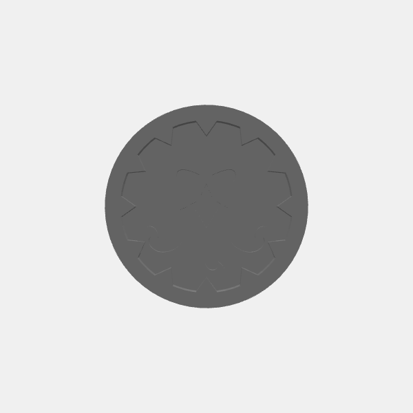 Game Tokens - Player Class - Round 2 - Skull 2 v1.0.stl