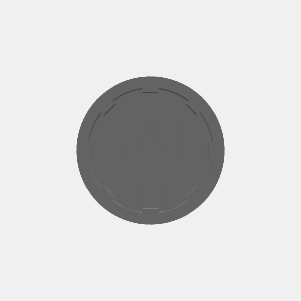 Game Tokens - Player Class - Round 1 - Helm 1 v1.0.stl