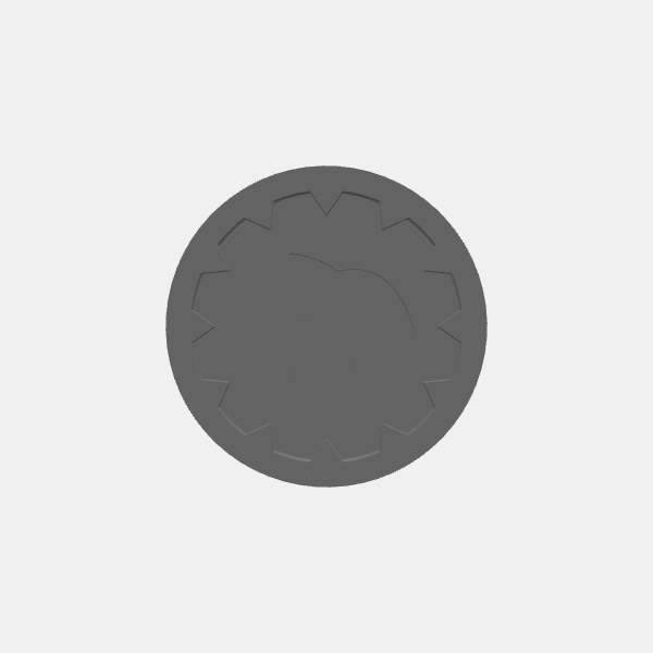 Game Tokens - Player Class - Round 2 - Druid Claws v1.0.stl