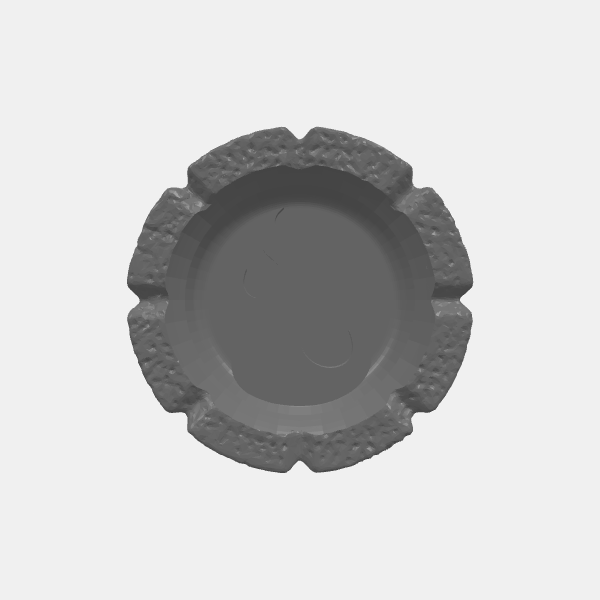 RPG - Puzzle Props - Elemental Keys - Fire - Basin v1.0.stl