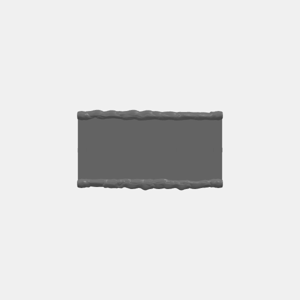 Gaslands - Modular Roads 2 -Two Lane Road - Straight 200mm v1.0.stl