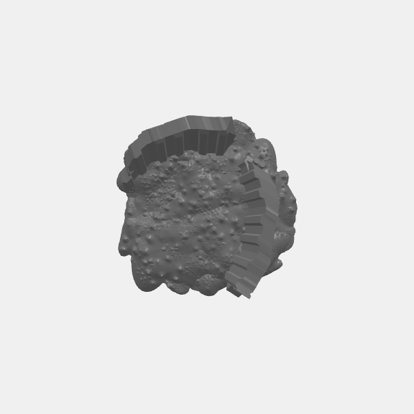 Sci Fi - Crashed Spaceship Hull Ruins 6 sm v1.0.stl