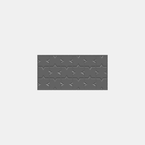 Rooms/Dungeon Plates - Dwarven Tile - 1.25 scale - 3x6 Room Rectangular v1.0.stl