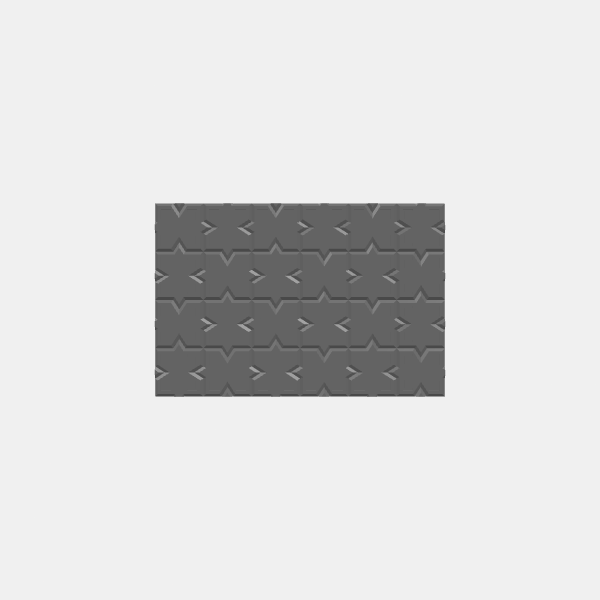 No Wall/Dungeon Plates - Dwarven Tile - 1.25 scale - 4x6 No Wall v1.0.stl