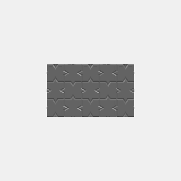 No Wall/Dungeon Plates - Dwarven Tile - 1.25 scale - 3x5 No Wall v1.0.stl