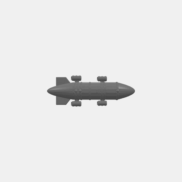 Castles in the Sky - Zeppelin - Battleship 2H-2L-PD v1.0.stl