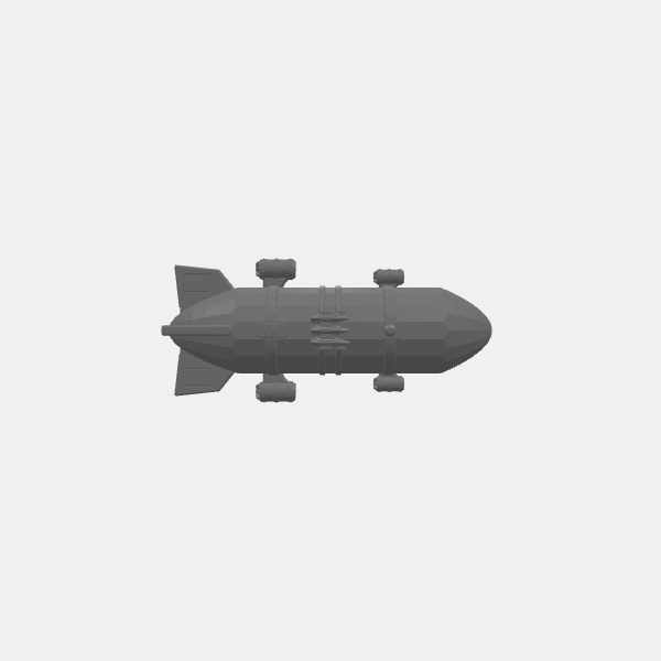 Castles in the Sky - Zeppelin - Cruiser 4L-PD-AT v1.0.stl