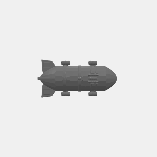 Castles in the Sky - Zeppelin - Cruiser 2L-PD-AT v1.0.stl