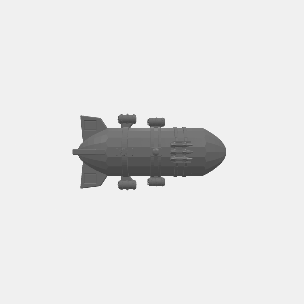 Castles in the Sky - Zeppelin - Cruiser 2H-1L-PD-AT v1.0.stl