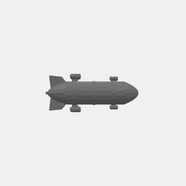 Castles in the Sky - Zeppelin - Cruiser 2M-2L-PD v1.0.stl