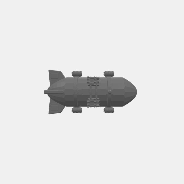 Castles in the Sky - Zeppelin - Cruiser 2L-PD-AT-AT v1.0.stl